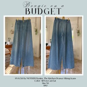 SNACKS by MOTHER Kitchen Drawer Skimp Jeans